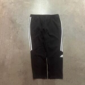 Adidas men's‎ black and white stipe essential sweatpants